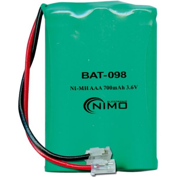 NIMO Acumulador 3.6v 700ma Aaa/R03 X 3 - Ni-Mh - BAT098