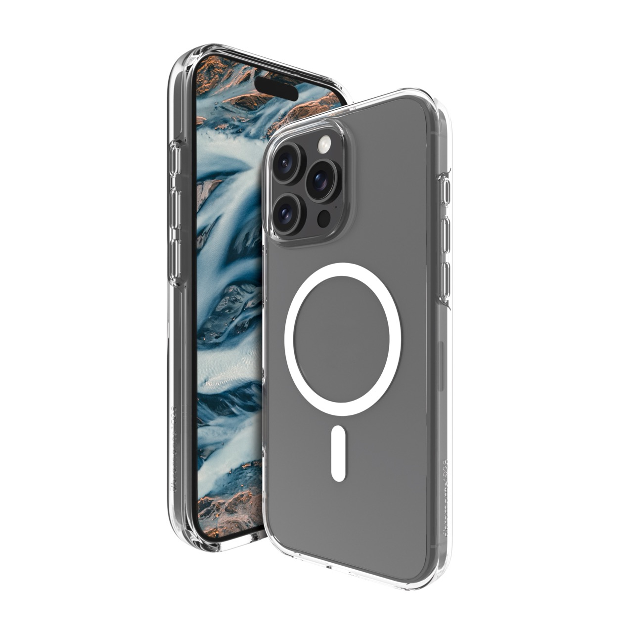 iPhone 16 Pro Max Hardcase Hülle Clear Case Iceland Pro MagSafe Recycled (IM67CL006274) - Transparent