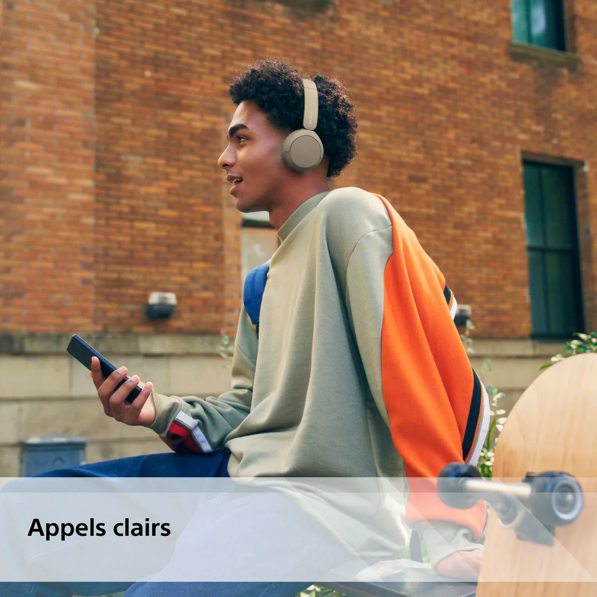 Sony WH-CH520 Beige Casques Bluetooth