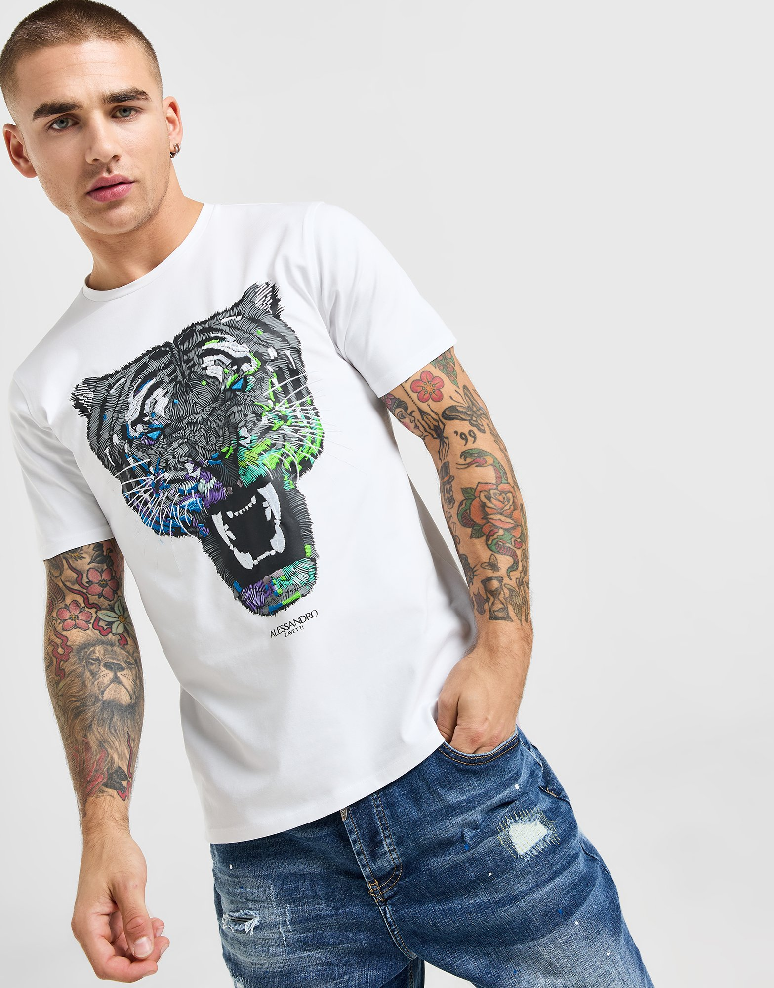 Alessandro Zavetti T-shirt Growler Homme
