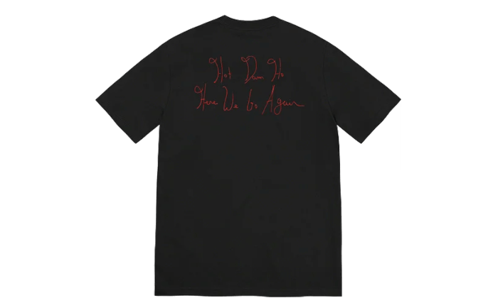 Supreme Lil Kim Tee Black