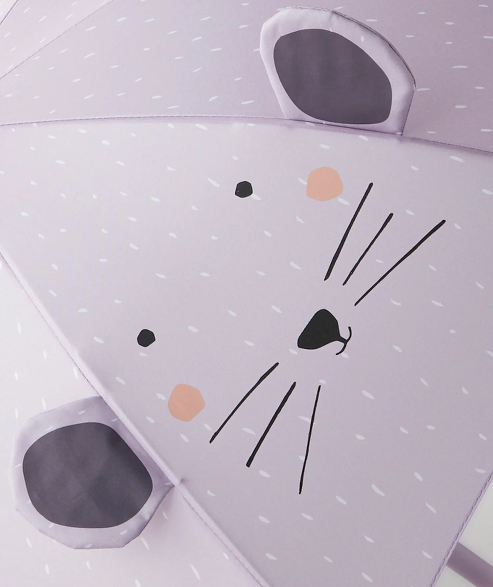 TRIXIEPARAPLUIE ENFANT GRIS SOURIS