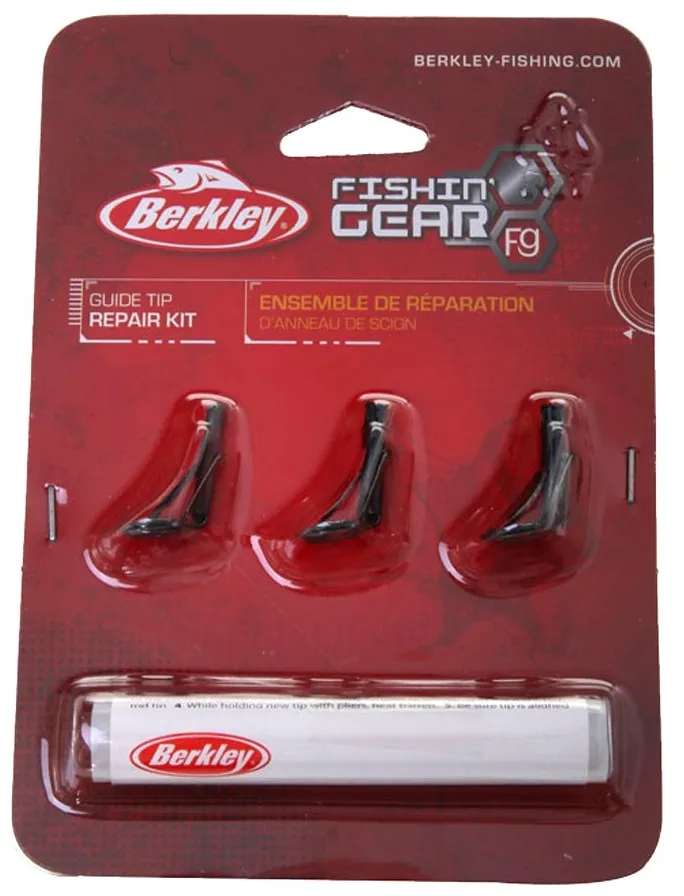 Berkley Rod Tip Repair Kit 3 Stk Toppringer m/Lim