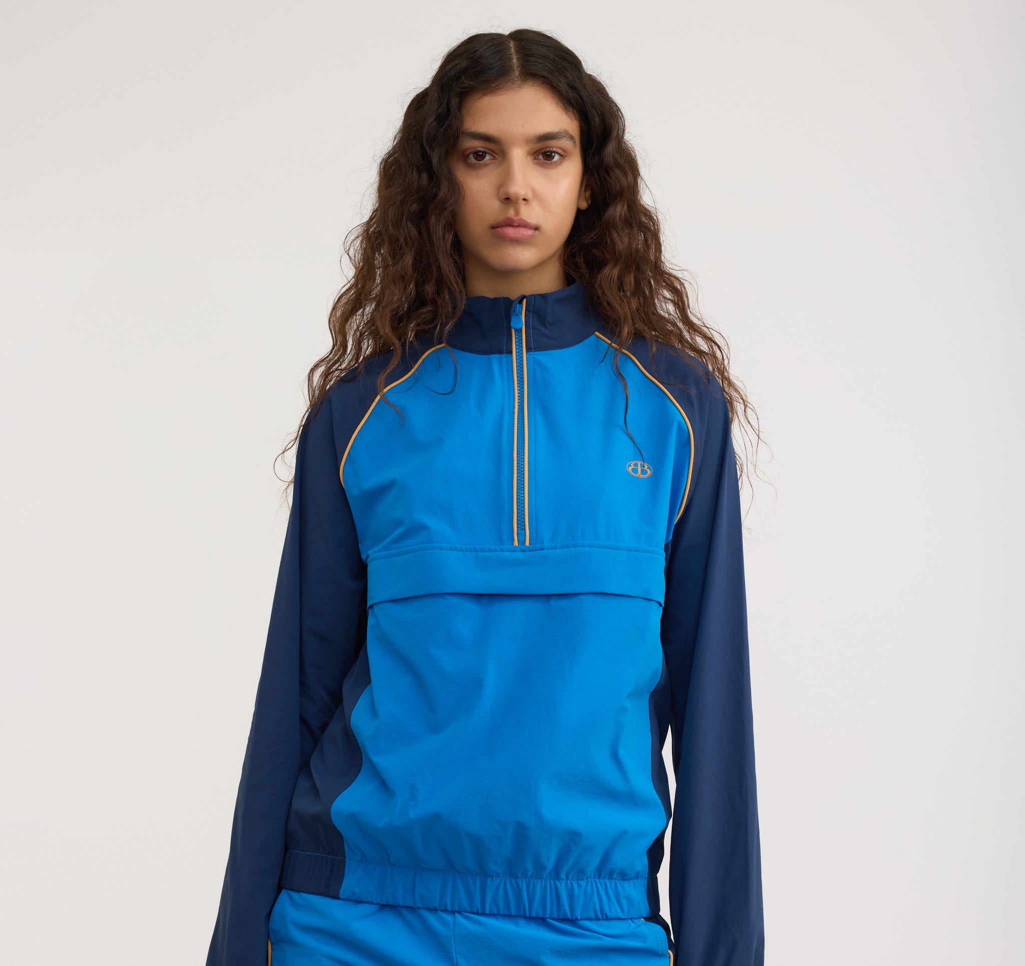 RECYCLED NYLON<br>Track Half Zip Jacket