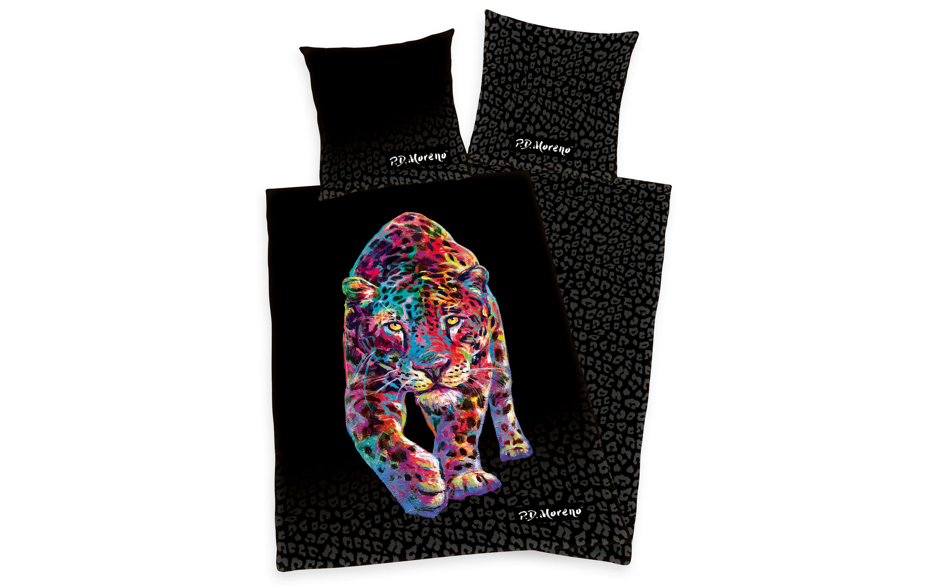 Bettwäschegarnitur Jaguar 160 x 210 cmBettwäscheset aus 100% Baumwolle Satin
