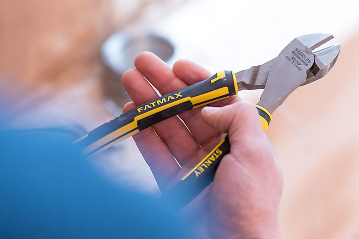 Pince coupante d'électricien diagonale Stanley Fatmax 200 mm