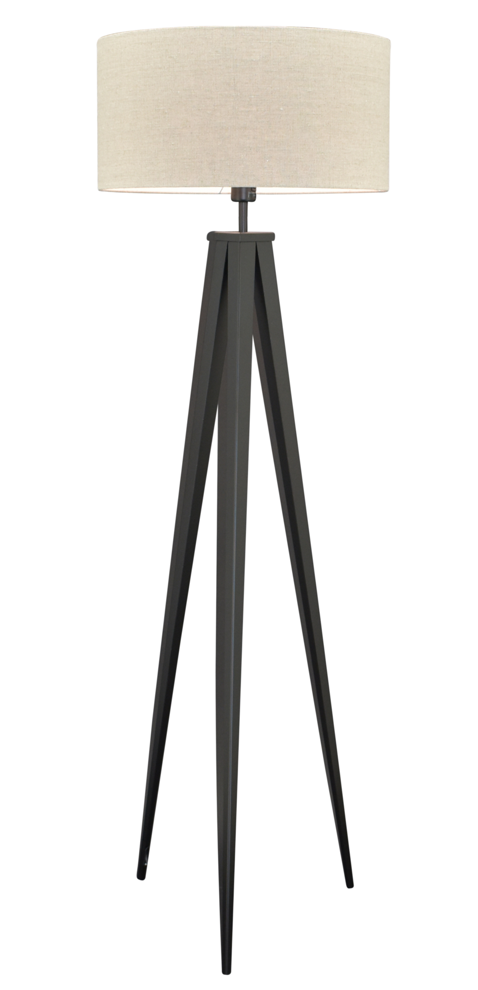 Vloerlamp Denver + kap 50x50x25cm linnen naturel