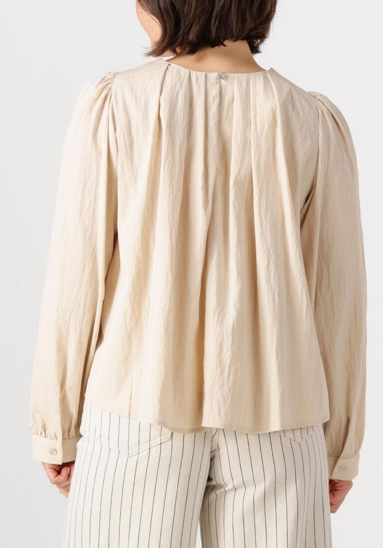 ecru co'couture blouses viva pleat blouse