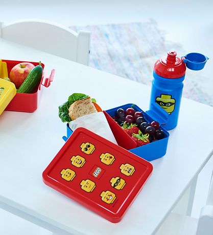 LEGO® Storage Brotdose/Trinkflasche - Iconic - Blau/Rot
