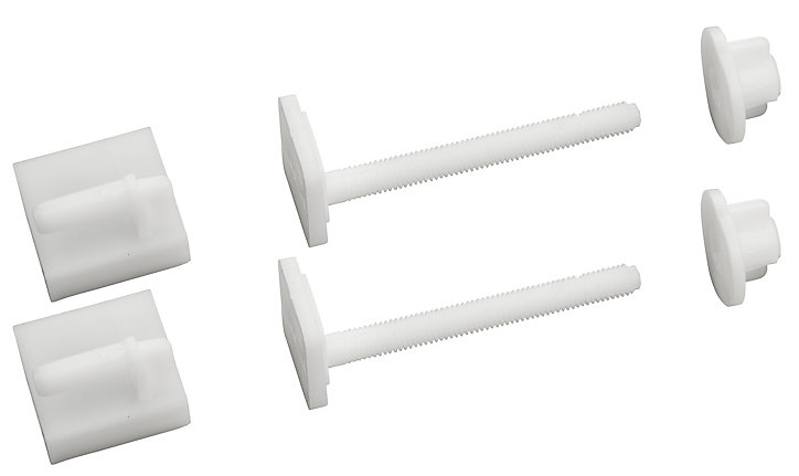 Kit de fixation pour abattant, 8 x 75 mm