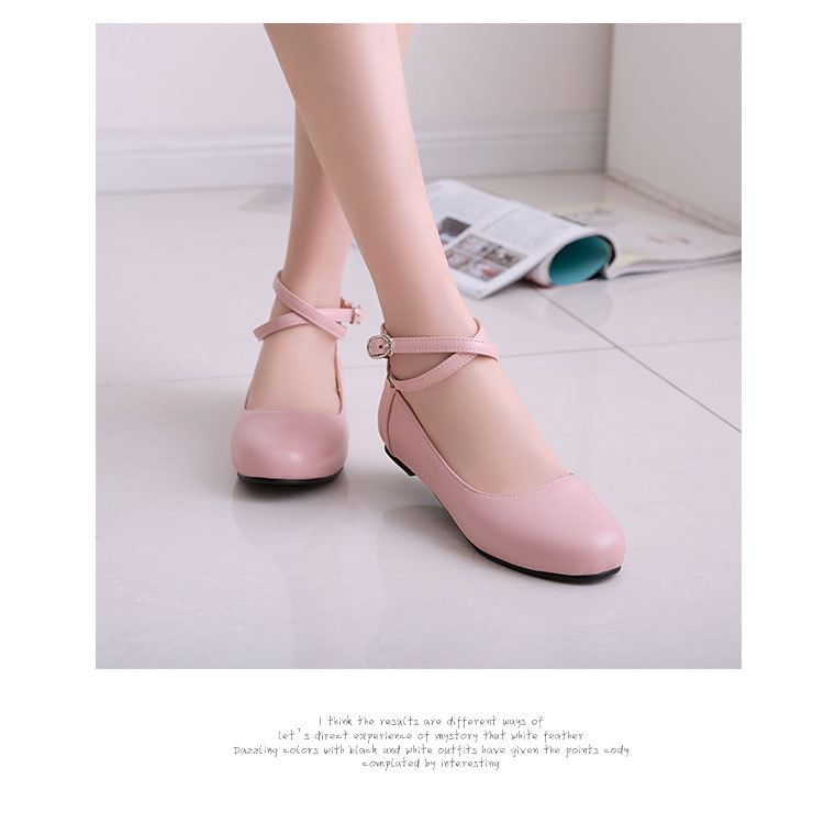 Freesia - Mary Jane-schoenen met kruisbandjes