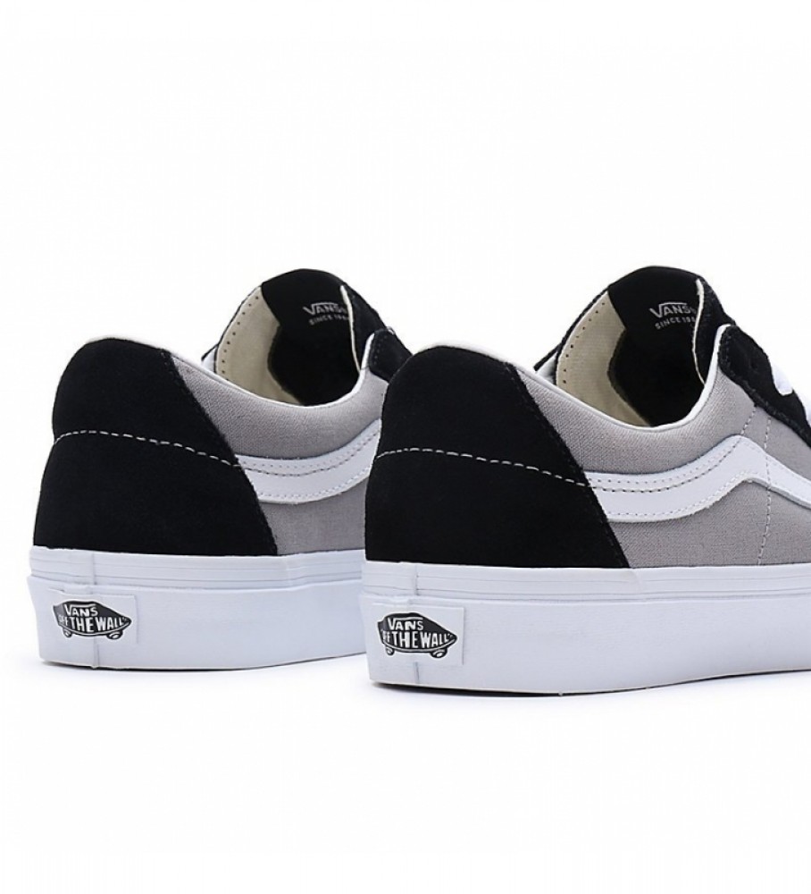 Tênis Vans Sk8-Low de couro preto