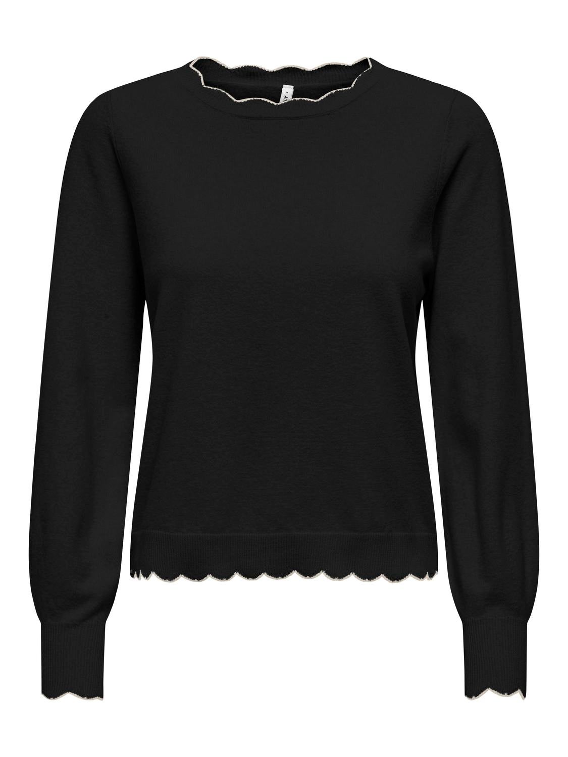 ONLAMA Strickpullover Black