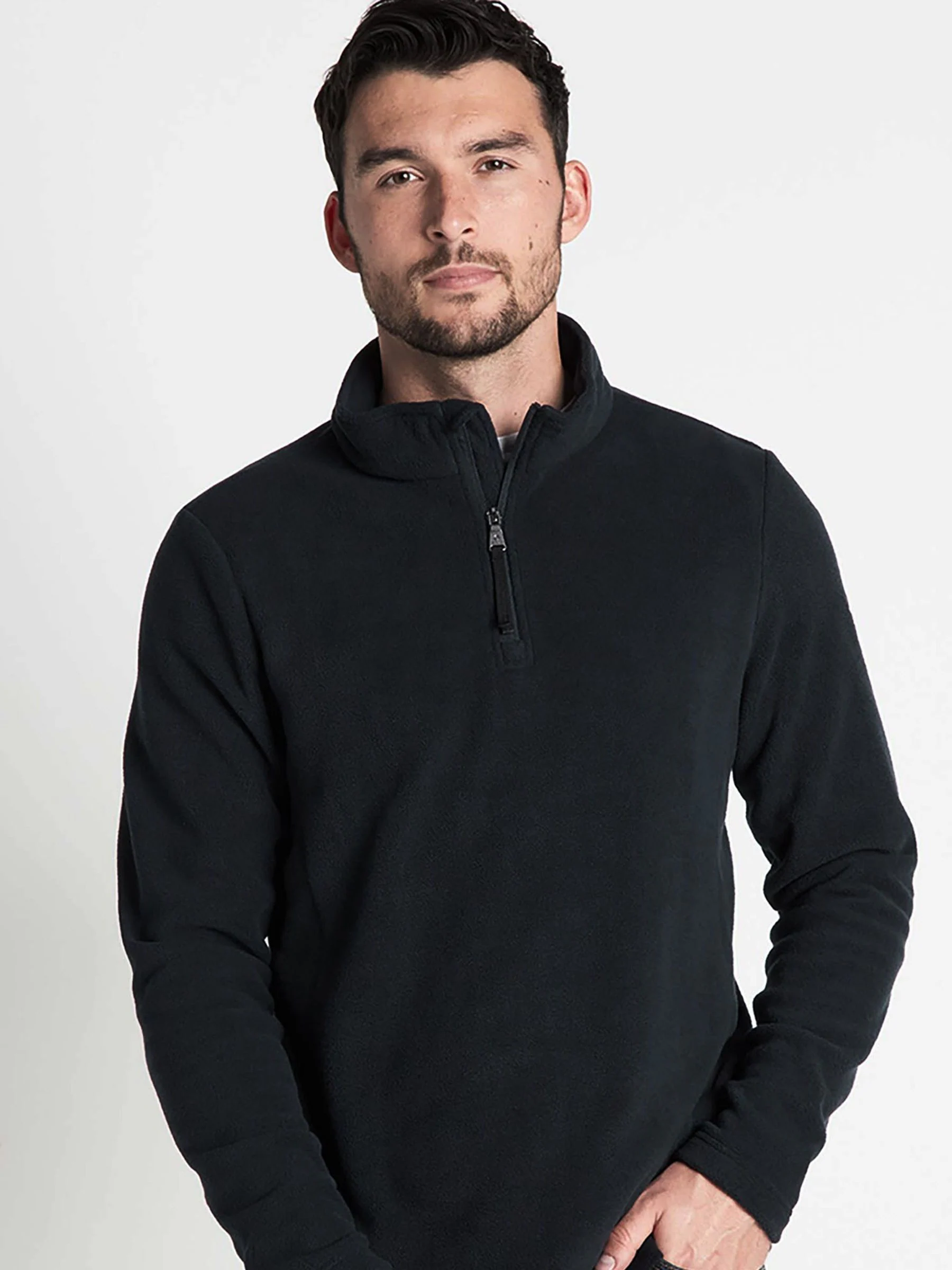 Zwart - Tog 24 - Revive damesfleece met kwart ritssluiting