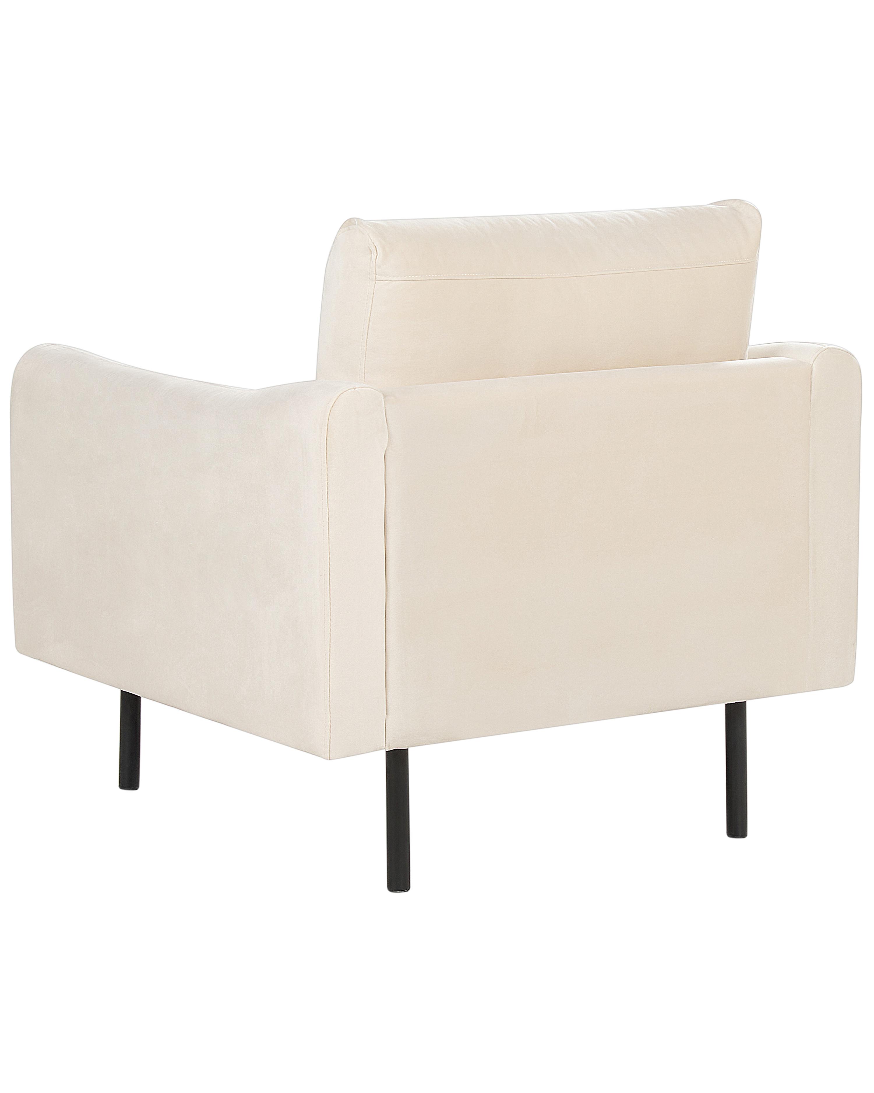 Fauteuil VINTERBRO Fluweel Lichtbeige