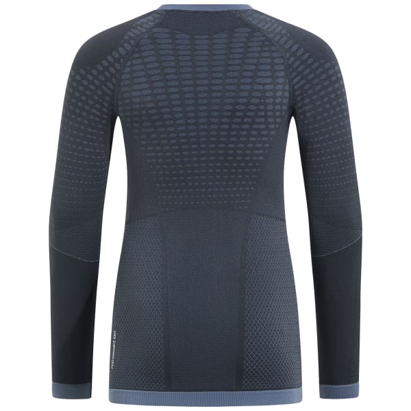 T-shirt thermique ODLO PERFORMANCE WARM KIDS BL TOP CREW NECK L/S INDIA INK/FOLKSTONE GRAY