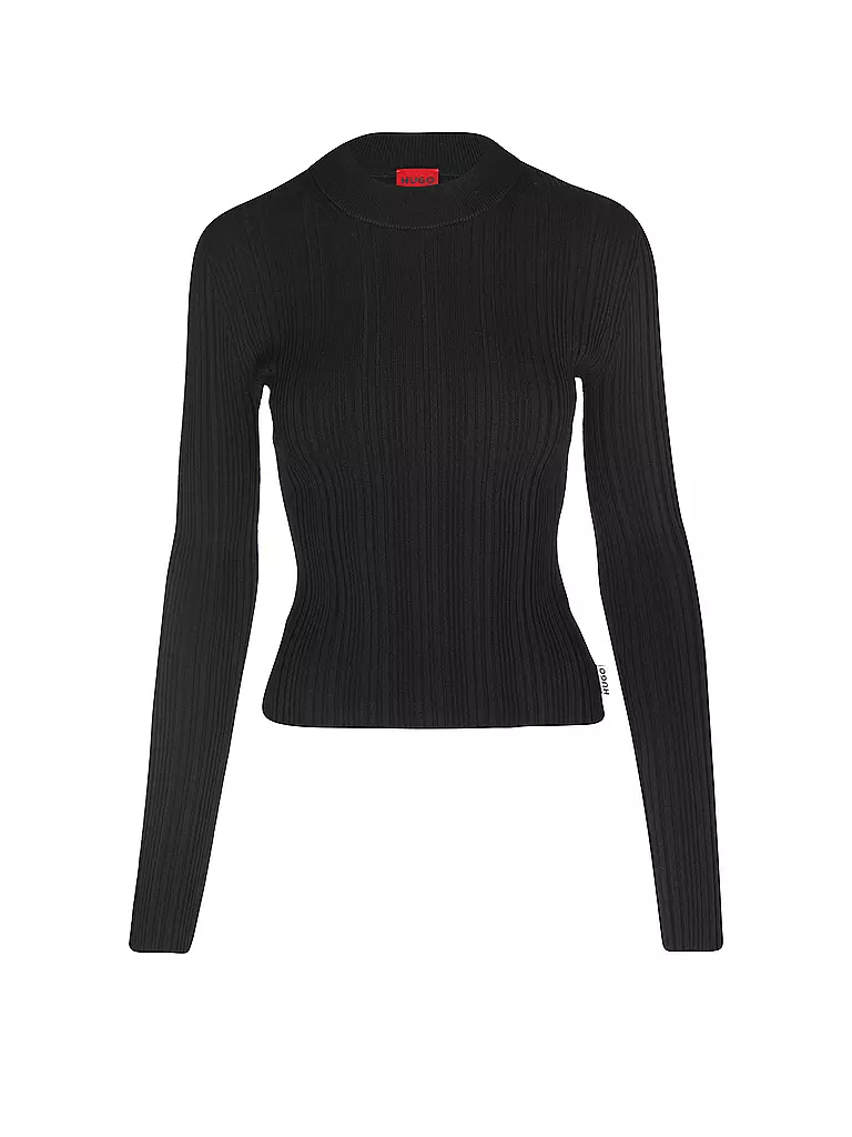 HUGO Pullover Slim Fit SARPHAMMY schwarz