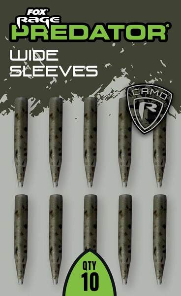 Manchons Larges Fox Rage Predator Camo (10 Pièces)