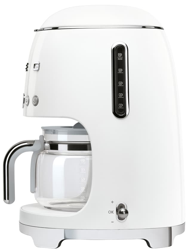 Smeg 50's Style kaffemaskine DCF02WHEU (hvid)
