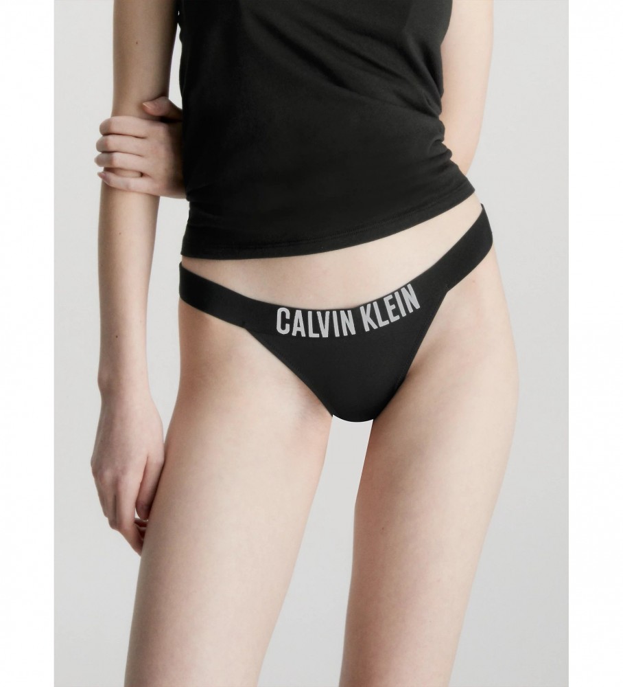 Calcinha de biquíni Calvin Klein Brazilian Intense Power preta