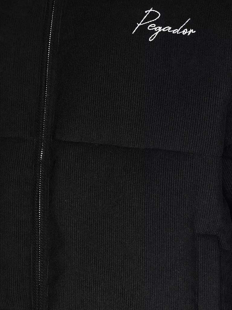 PEGADOR Steppjacke schwarz