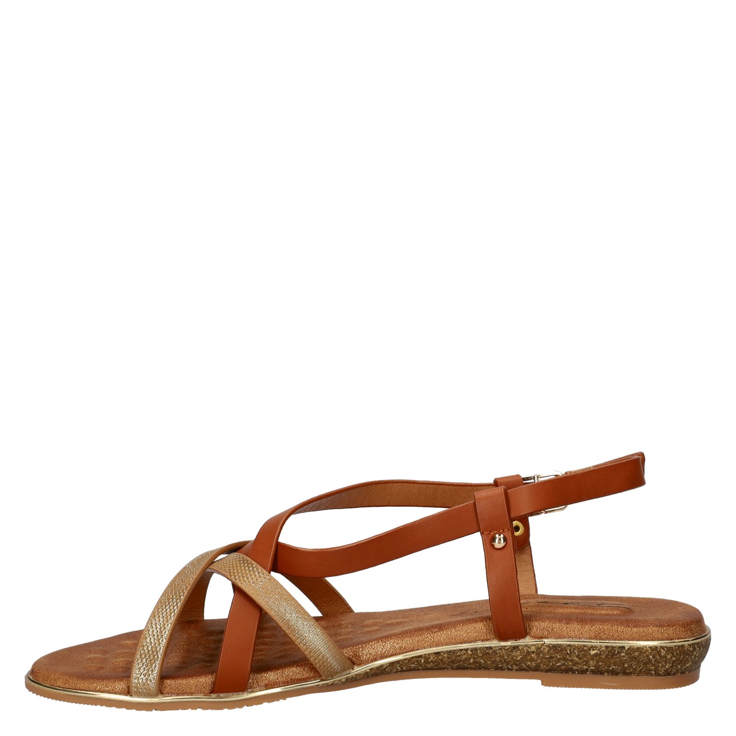 dames sandaal Dolcis Cognac
