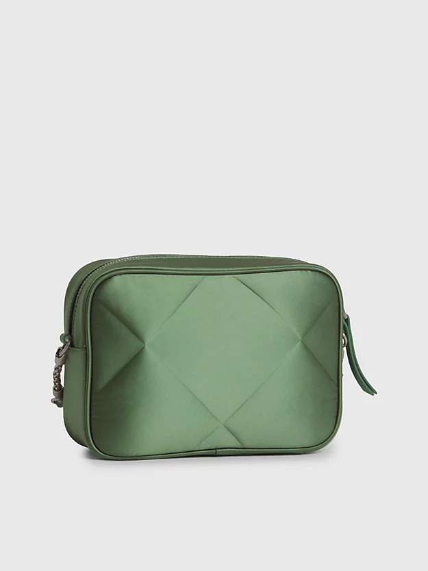 Bolsa de ombro acolchoada em cetim