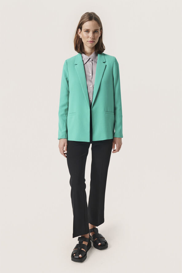 Soaked in Luxury SLShirley Blazer LS Sea green