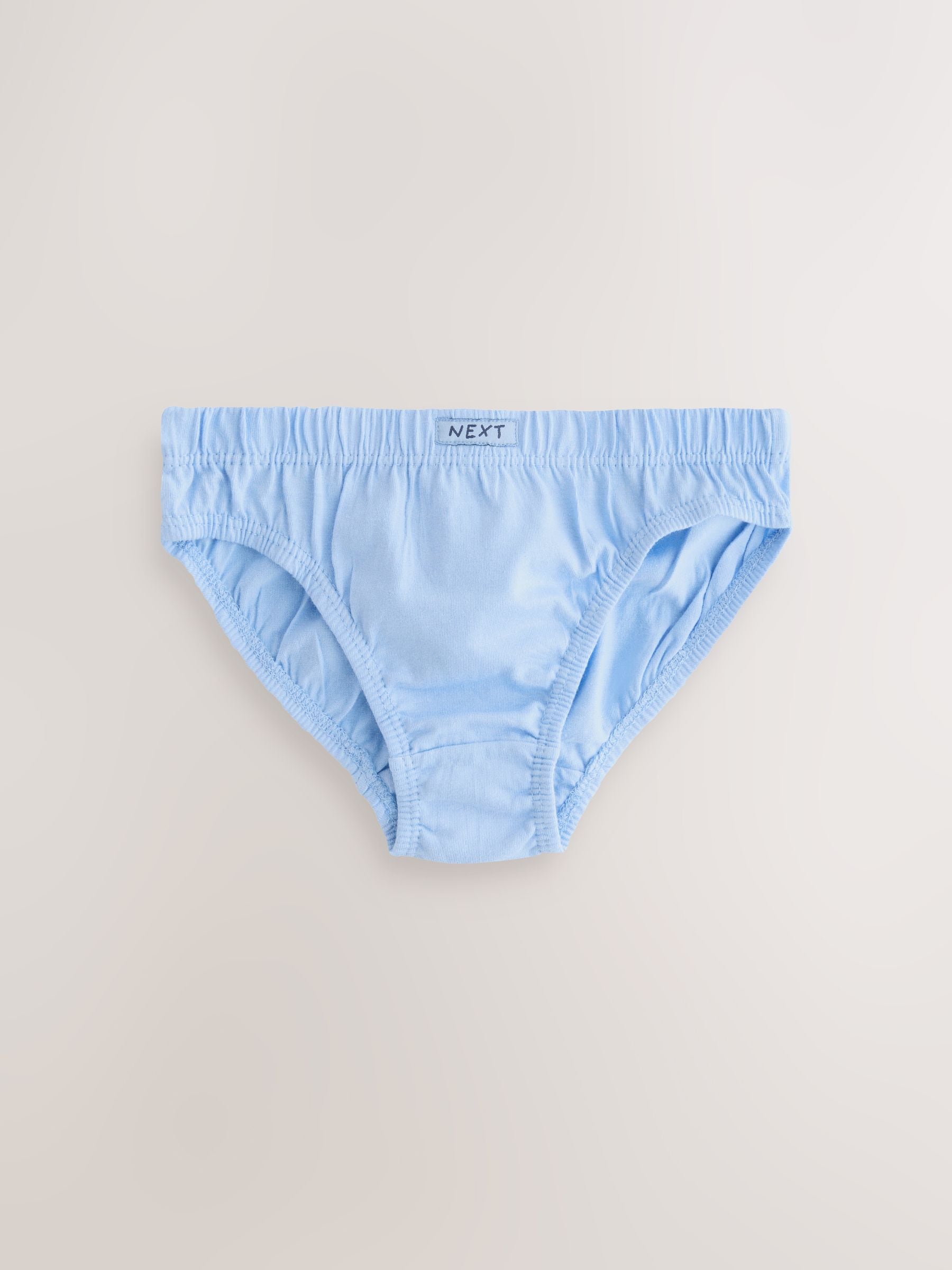 Tonaal blauw - 100% katoenen slip verpakking van 10 (1,5 - 16 jr)