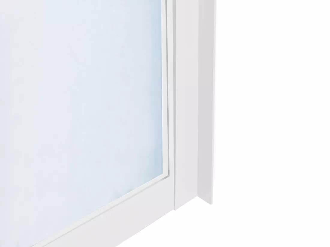 Verrière atelier en aluminium thermolaqué - 210x105 cm - Blanc - BAYVIEW