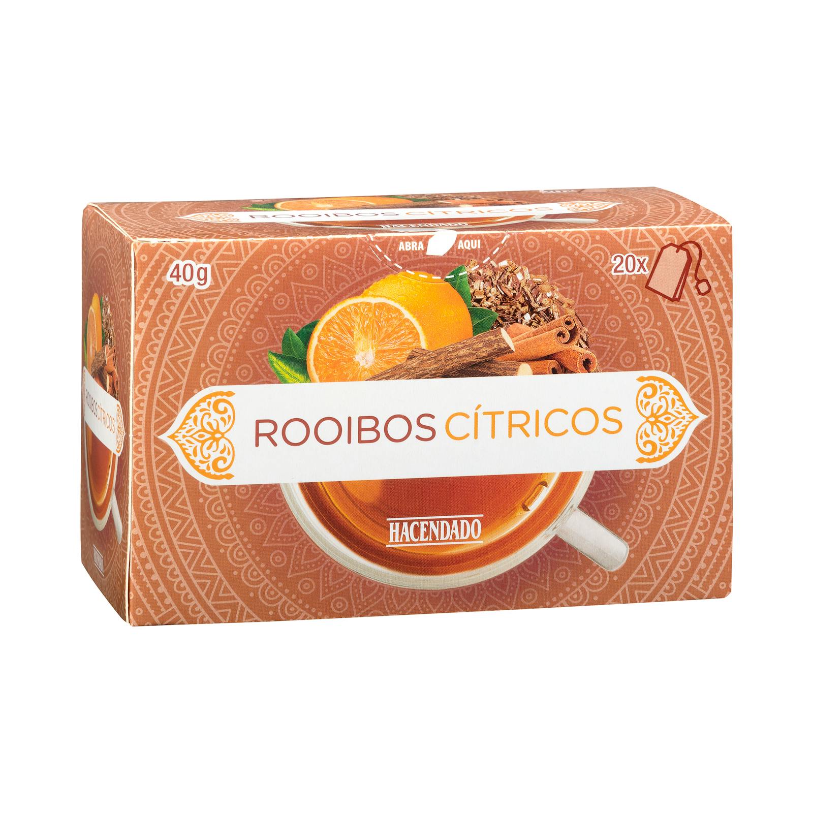 Infusion Rooibos Agrumes Hacendado