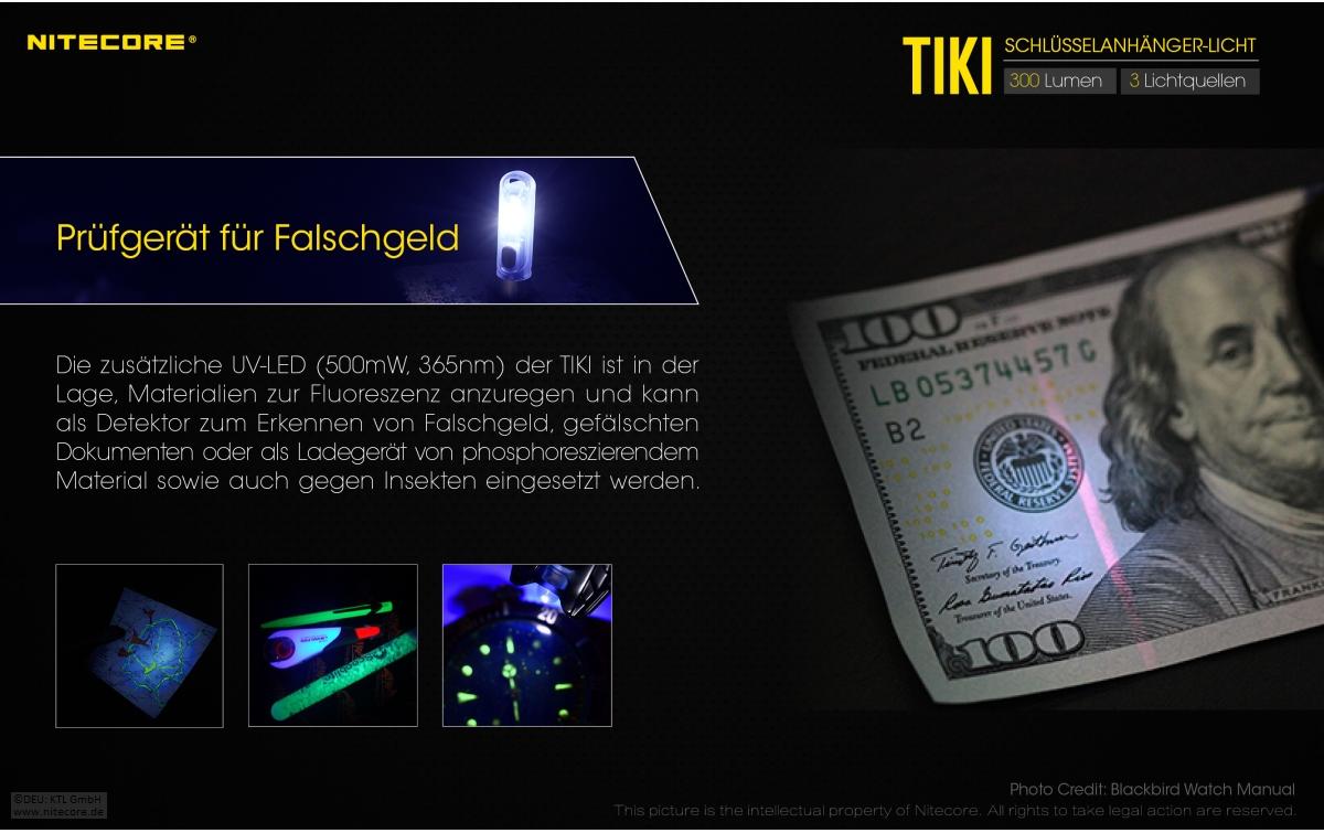 Taschenlampe Tiki 300 LumenLED-Taschenlampe