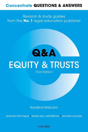 Concentrate Questions and Answers Equity and Trusts: Law Q&A Revision and Study Guide - Concentrate Questions & Answers (Paperback)
