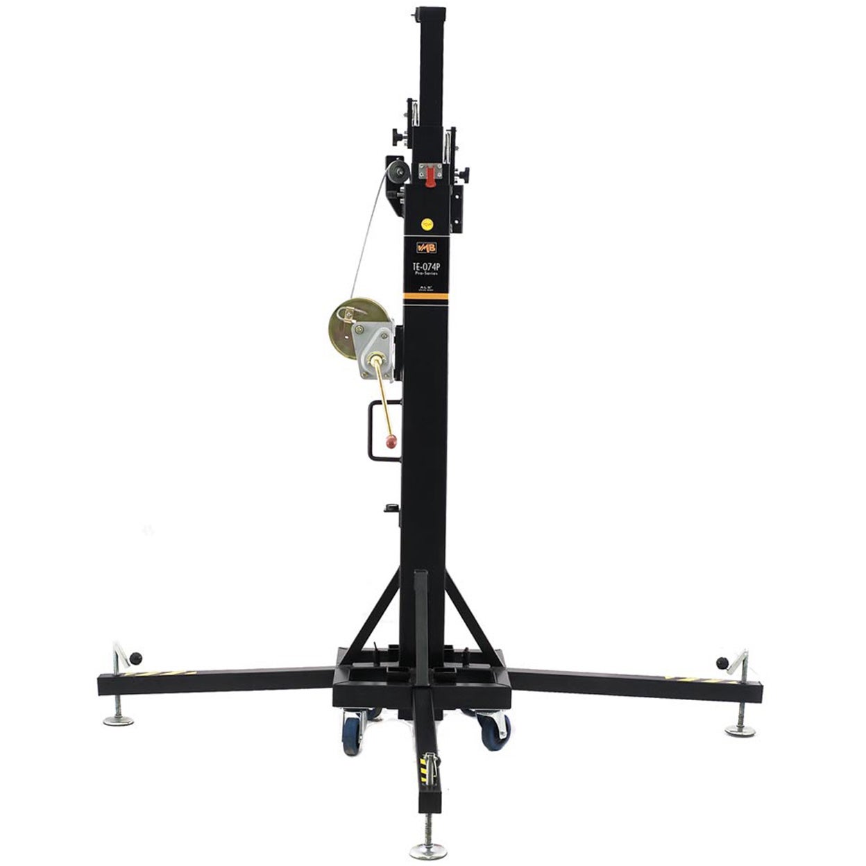 VMB TE-074 B wind-up statief zwart