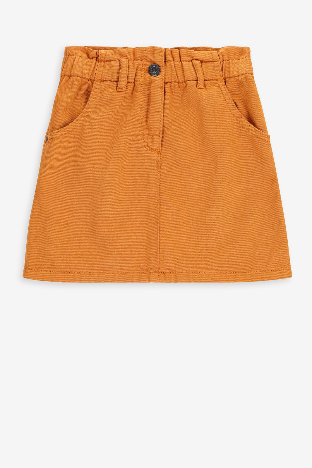 Oranje korte denim rok