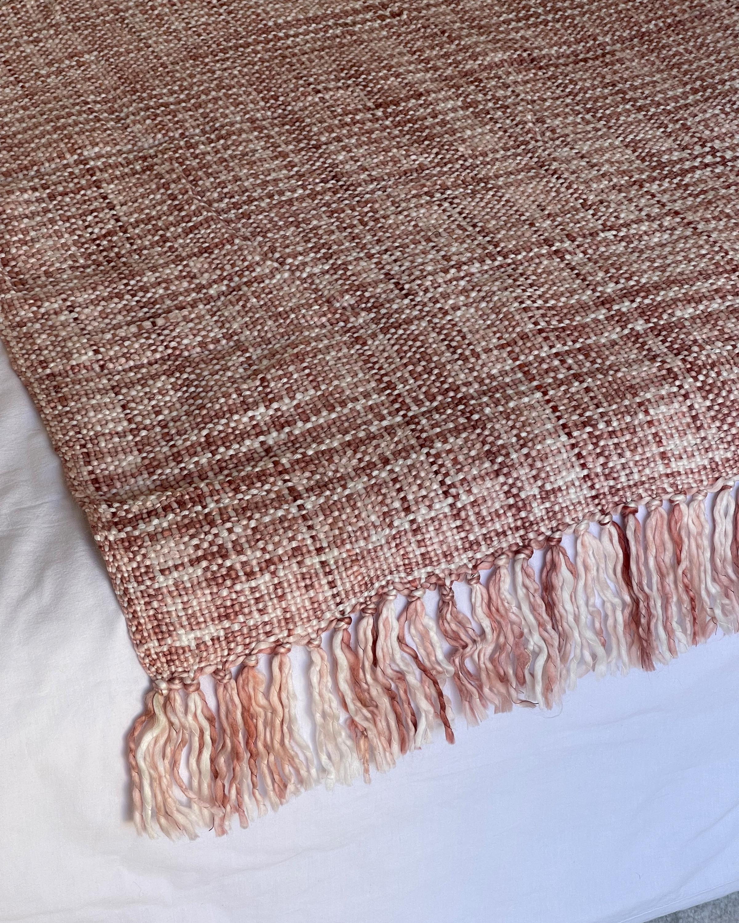 Plaid DEURALI Stof 125 x 150 cm Bruin
