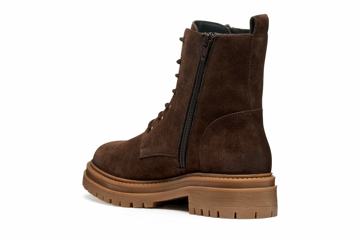 GEOX<br>Botas de camurça com cadarços Iridea
