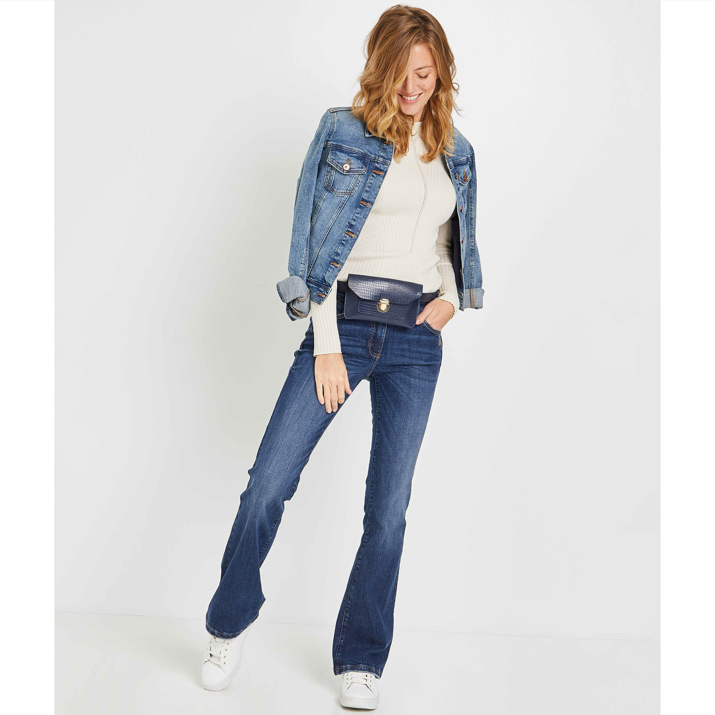 Jean bootcut BALI femme - STONE