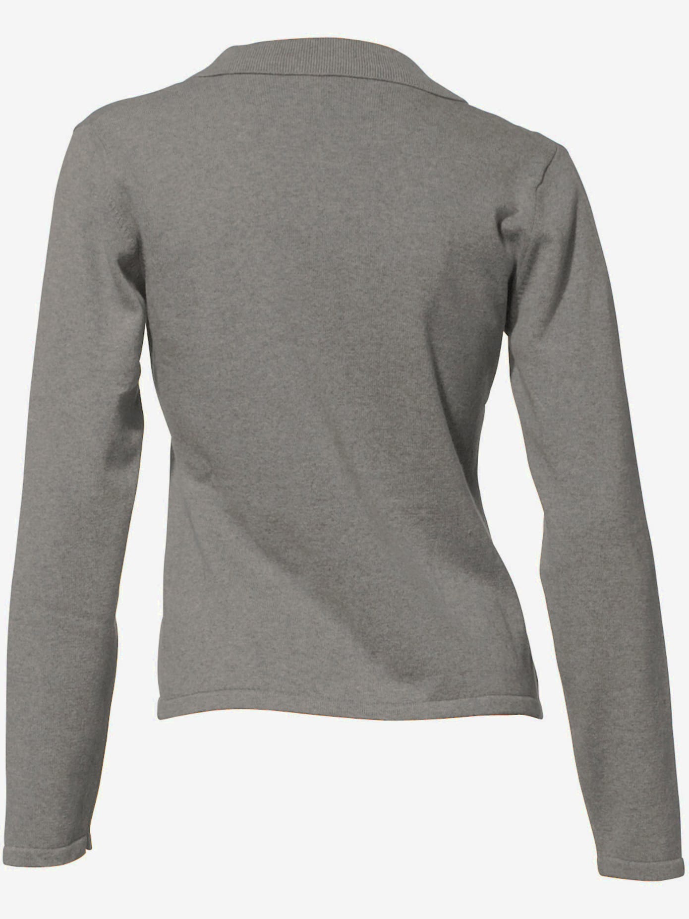 Veste en tricot fin superbe basique avec poches plaquées