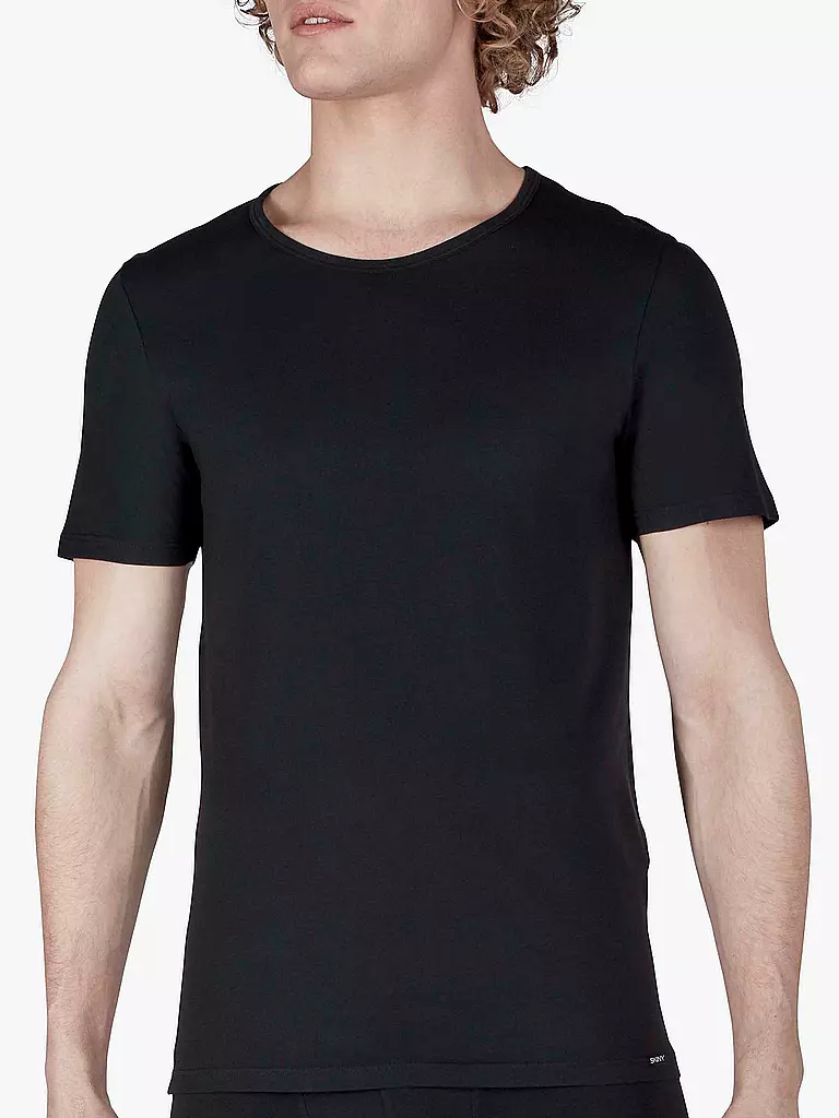 SKINY T-Shirt 2-er Pkg. Black schwarz