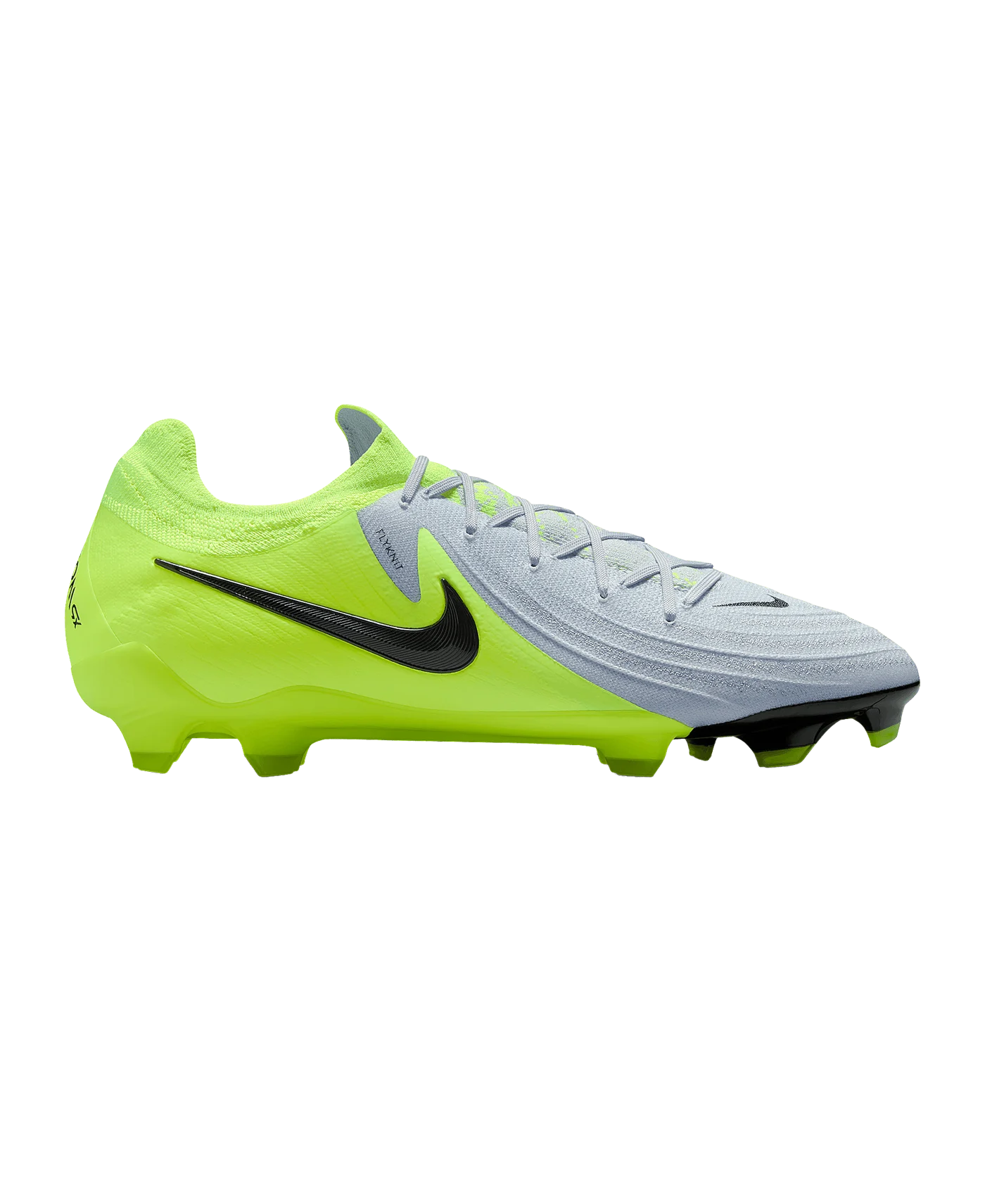 Nike Phantom GX II Pro FG Mad Voltage Silber Schwarz F003