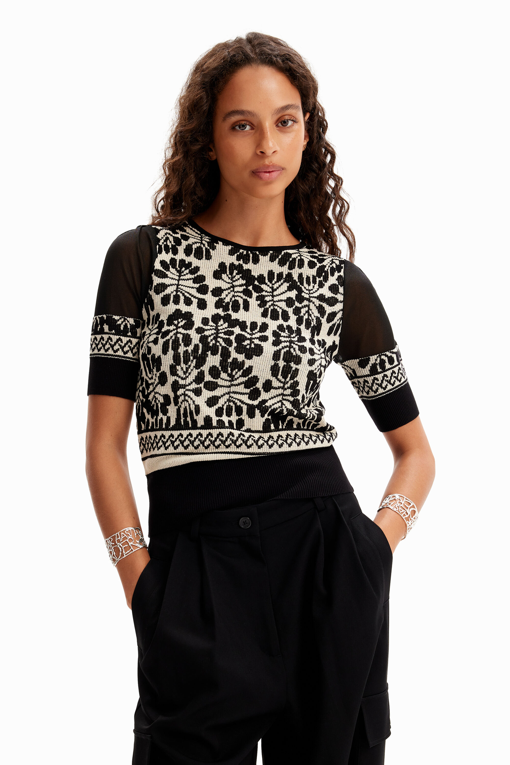 T-shirt maille M. Christian Lacroix