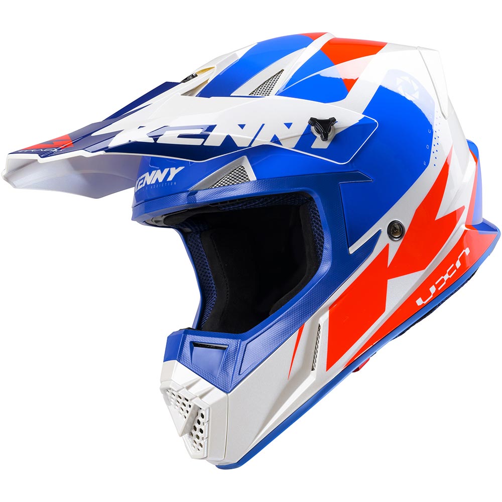 Kenny - Casque enfant Track Kid - 2024 Blanc / Bleu / Rouge