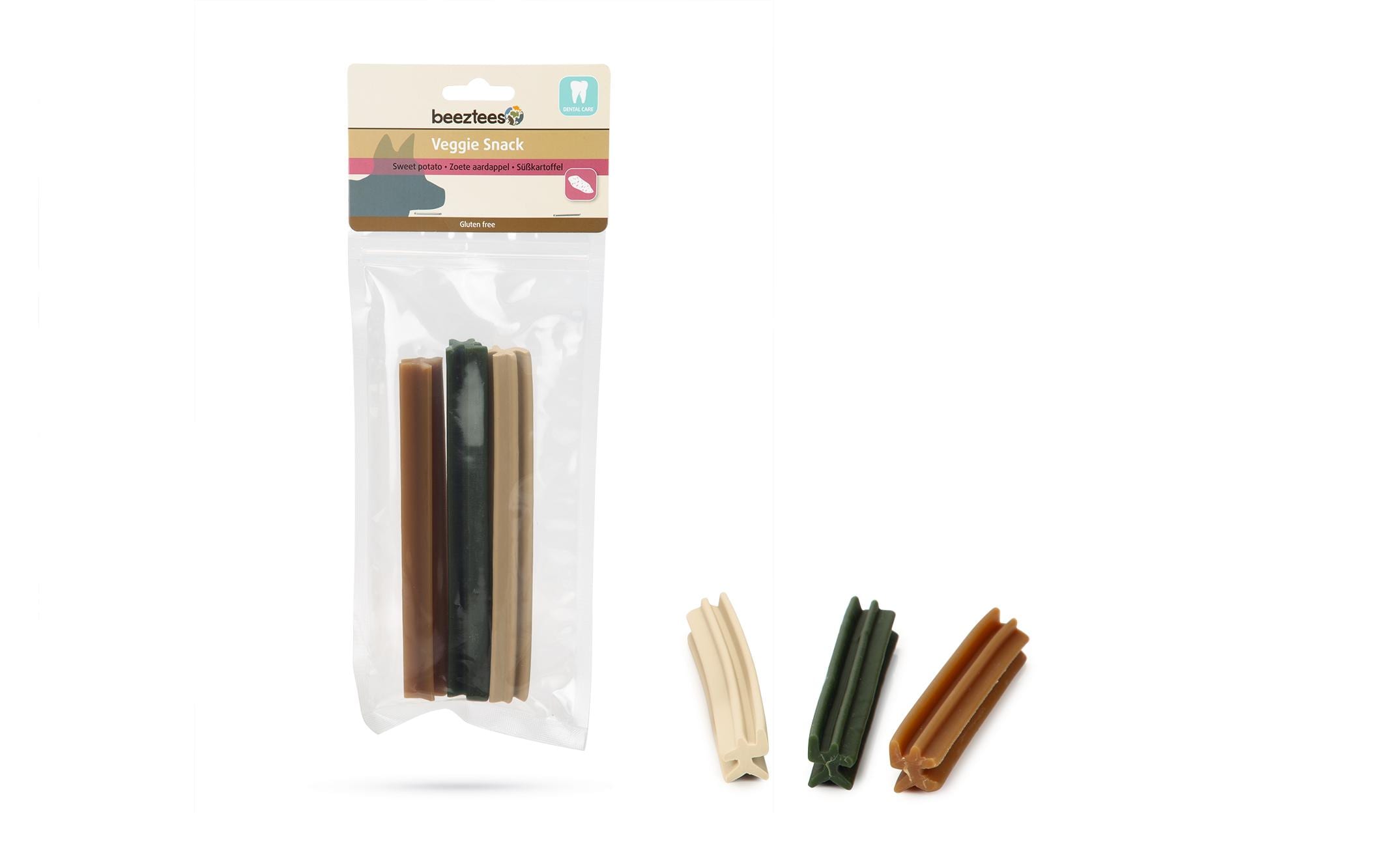 Kausnack Veggie Stange Mix, 3 x 18 cmKauspass für Hunde