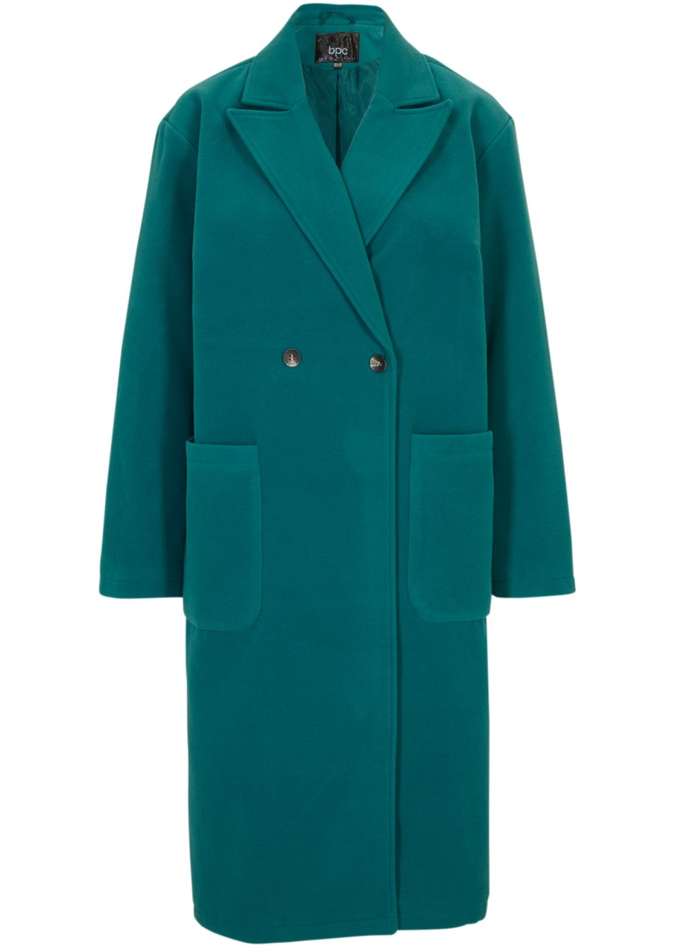 Manteau décontracté imitation laine