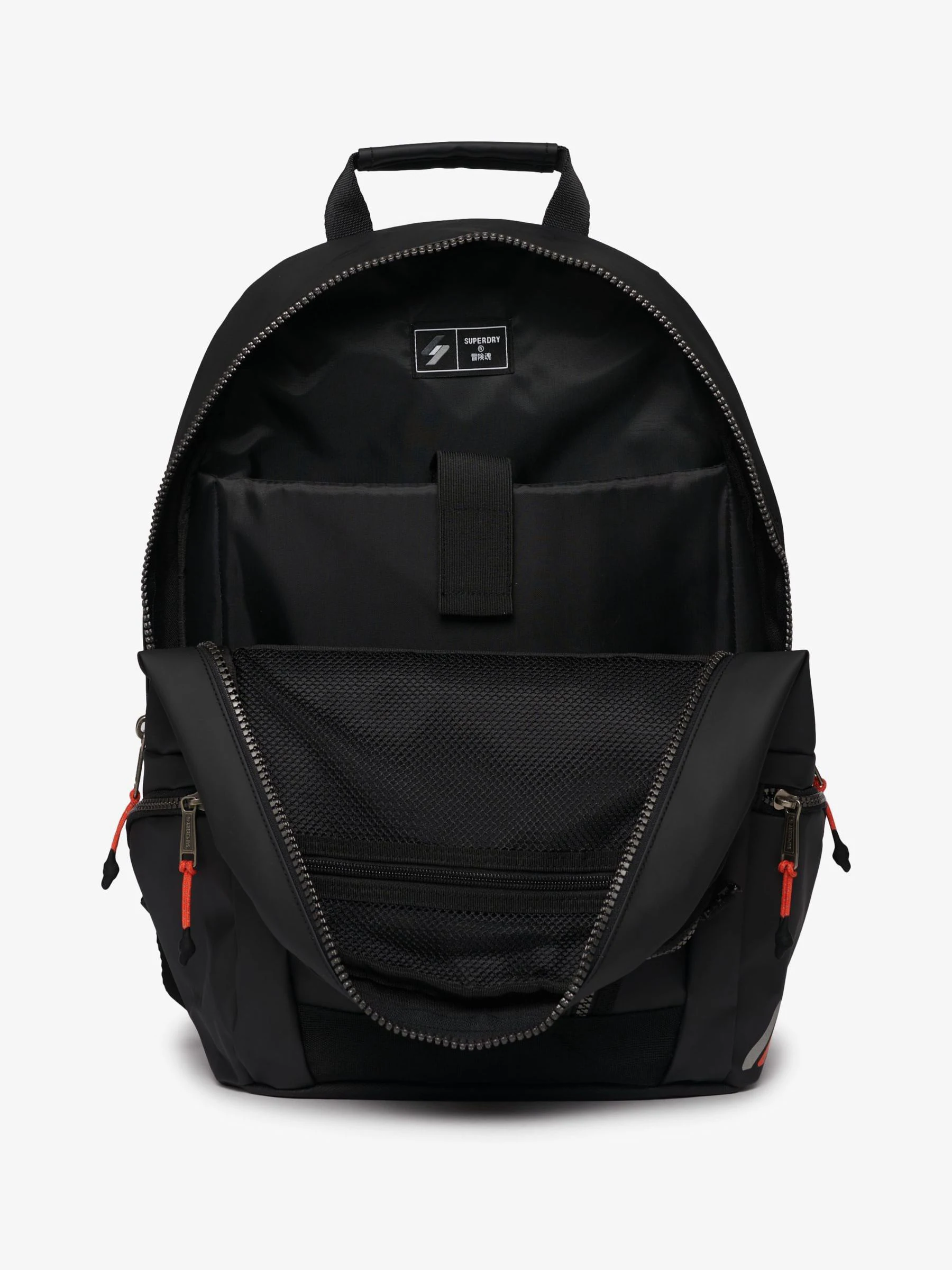 Zwart - Superdry Tarp geborduurde rugzak
