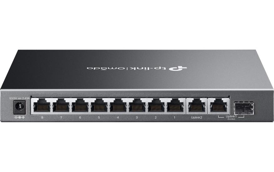 ES210GMP 10 Port<br>Omada 10-Port Gigabit Easy Managed Switch mit 8-Port PoE+