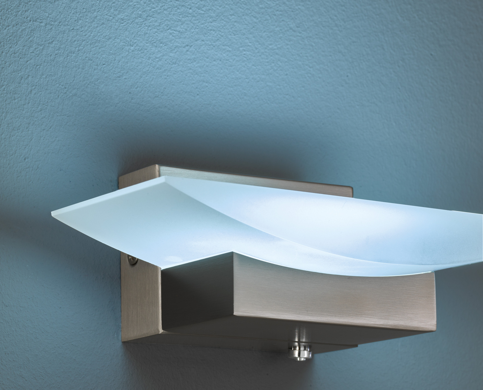 LED-Wandleuchte BOWL TW - nickelfarben - dimmbar - 20 cm