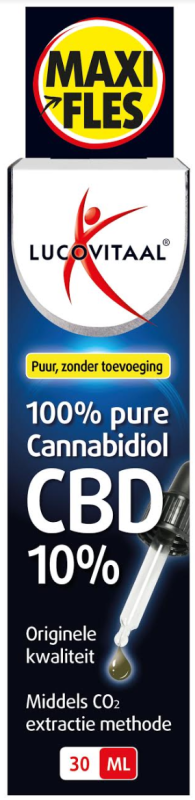 Lucovitaal CBD Cannabidiol Olie 10% 30ml