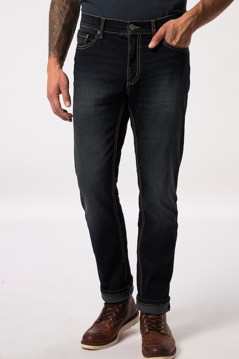 Jeans, FLEXNAMIC®, Kontrast Stitching, 5-Pocket, Straight Fit